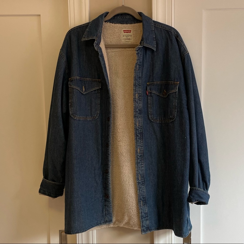 Levi’s lined denim shirt jacket